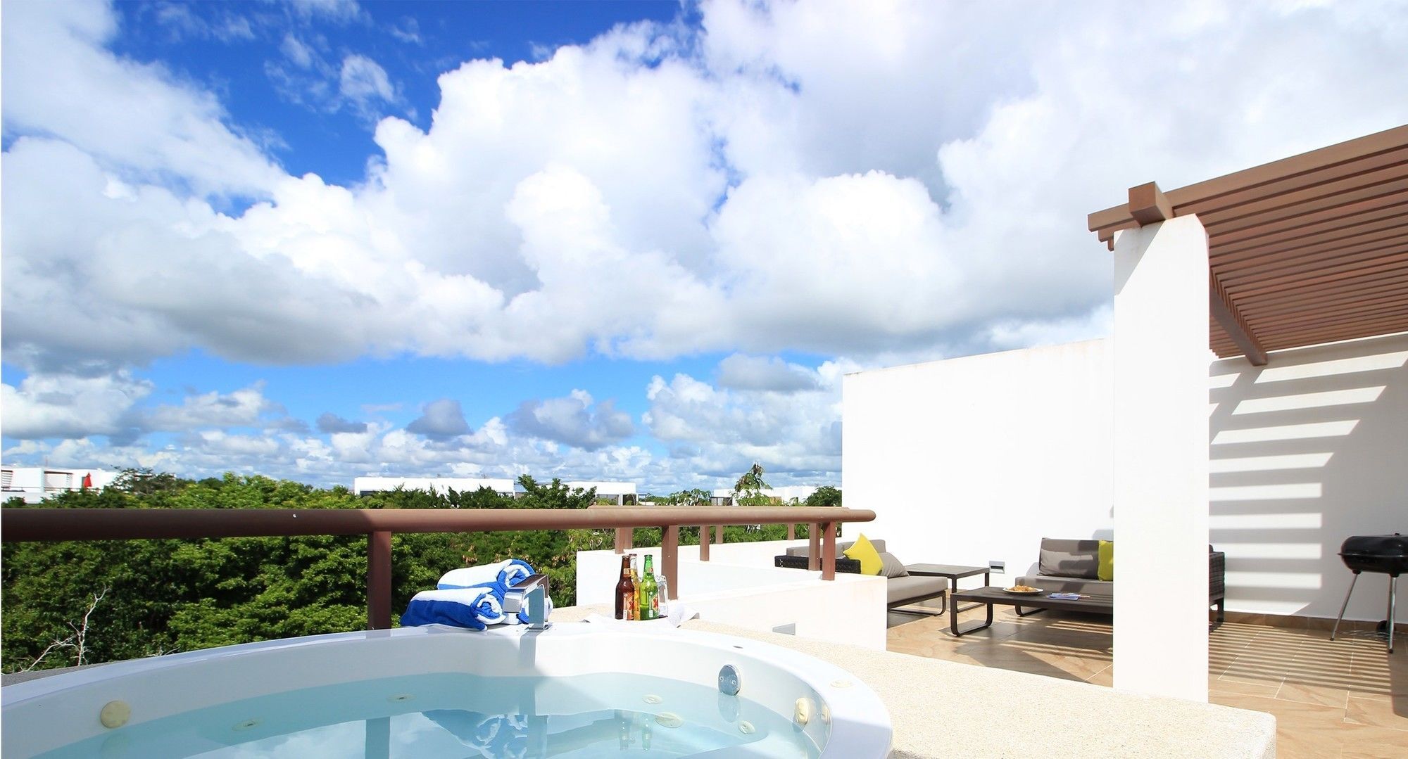 Ferienwohnung Penthouse With Terrace By Olahola Akumal Exterior foto